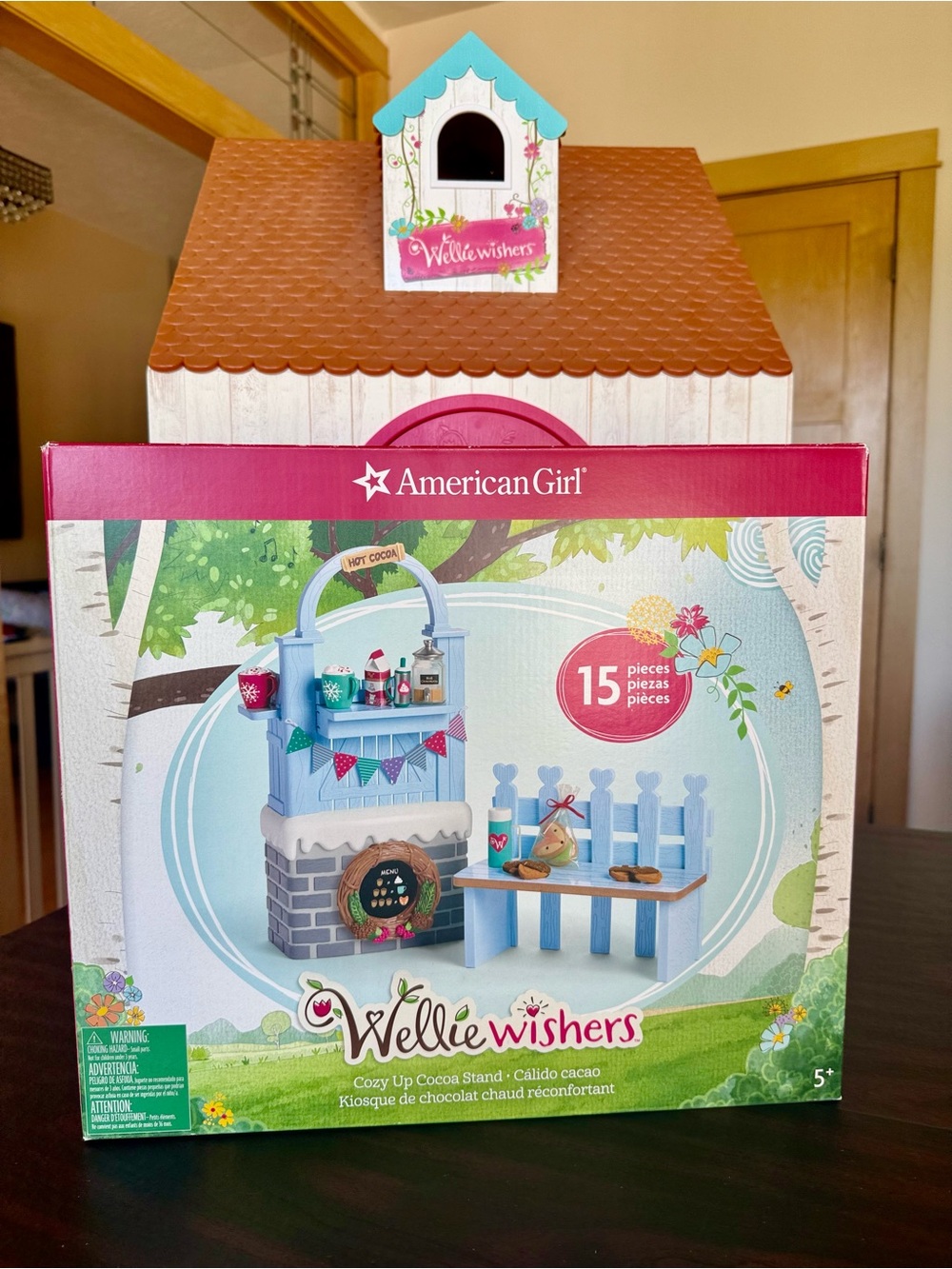 American Girl WellieWishers Cozy Cocoa Stand Limited Edition